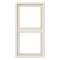 Cadre 2 postes / LS 990 Ivoire