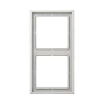 Cadre 2 postes / LS 990 Gris clair|Jung france-IUNLS982LG