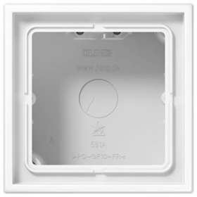 Boîtier saillie avec cadre 1 poste / LS 990 Blanc|Jung france-IUNLS581AWW
