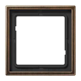 Cadre 1 poste / LS 990 Laiton ancien|Jung france-IUNME2981AT