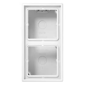 Boîtier saillie avec cadre 2 postes / LS 990 Blanc|Jung france-IUNLS582AWW
