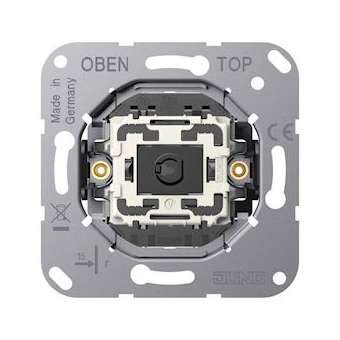 Mécanisme bouton poussoir un contact à fermeture, fixation à vis|Jung france-IUNK531EU