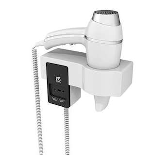 Sèche-Cheveux ALTEO Blanc + Support PR BT|JVD-JVD8221177