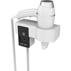Sèche-Cheveux ALTEO Blanc + Support PR BT|JVD-JVD8221177