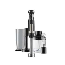 Mixeur plongeant 1500W Inox avec accessoires - BXHBA1500E|Black + Decker PEM-LU6BXHBA1500E