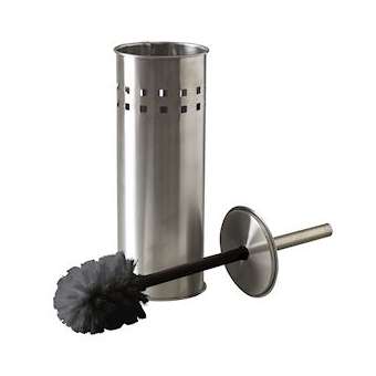 BALAI Brosse WC + Support inox brossé|JVD-JVD899796