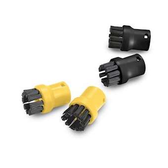 Set de brosse ronde (2 noires,2 jaunes)|Karcher-KAH2.863-264.0