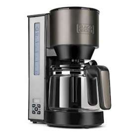 Cafetière filtre programmable 1000W - BXCO1000E|Black + Decker PEM-LU6BXCO1000E