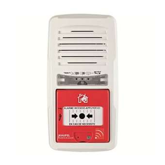 Alarme Incendie de Type 4 - à pile - avec flash intégré|Kaufel-KAU534103