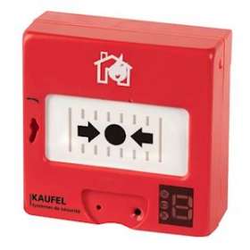 Alarme incendie - Déclencheur manuel à membrane déformable - Radio Fréq. à pil..|Kaufel-KAU534131