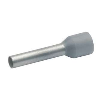 Embout de câblage isolé gris 2,5mm² - longueur 8mm -selon NCF 63-023|Klauke-KKE173-8