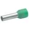 Embout de câblage isolé vert 6mm² - longueur 12mm -selon NCF 63-023