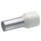 Embout de câblage isolé ivoire 16mm² - longueur 12mm -selon NCF 63-023