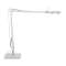 Lampe TOMIO KOS led double bras blanc sur socle eu