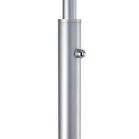 Lampadaire Led variateur intensité sur le mât vasque orientable ZELUX ULX gris|Kos Lighting-LEU400100711