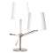 Lampe INCLINEA ULX led gris abat jour blc