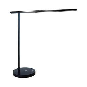 Lampe Led variat d'intensité et de tDEG de couleur chargeur QI et USB DIVA noir|Kos Lighting-LEU400124560