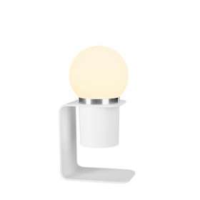 TONILA, lampe à poser intérieure, blanc/alu, LED, 1,6W, 2700K, sans fil|SLV-DC51002582