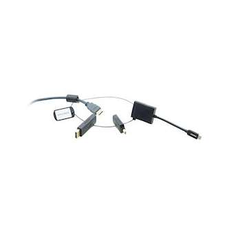 Adaptateur HDMI femelle vers DisplayPort mâle (1080p), MDPmâle et USB-C|Kramer Electronics France-KRA99-9191032