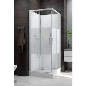 CAB.IZIBOX2 CARREE ANGLE 80 PORTES COULISSANTES VS|Leda-LD1L11IZBC00801