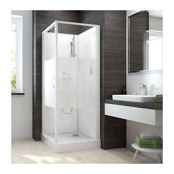 CAB.IZIBOX2 CARREE 80 PORTE PIVOTANTE VS|Leda-LD1L11IZBP00801