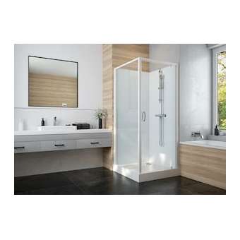 CABINE IZIGLASS2 PIVOTANTE 90X90 VERRE TRANSPARENT|Leda-LD1L11IZP0090