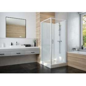 CABINE IZIGLASS2 PIVOTANTE 90X90 VERRE TRANSPARENT|Leda-LD1L11IZP0090