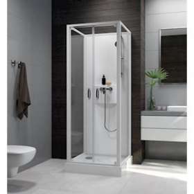 CAB.IZIBOX2 CARREE 80 PORTES BATTANTES MILIEU DE MUR VT|Leda-LD1L11IZBBM080