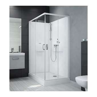 CAB. IZIBOX2 RECT. 100X80 ANGLE PORTES COULISSANTES VT|Leda-LD1L11IZBC1080