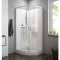 CABINE IZIBOX2 COULISSANTE 1/4 ROND 80 VERRE TRANSPARENT