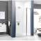 PAROI PREFACE FIXE + P.PIV EN LIGNE NICHE REV 120 VT P.ARGT BRIL