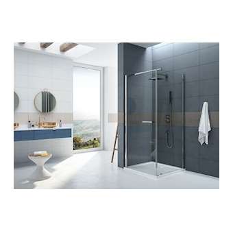 PAROI PREFACE P.PIV 80 OT + P.FIXE 100 / 90DEG REV VT P. ARGT SATIN|Leda-LD1L13PR503830