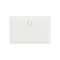 RECEVEUR FRISBEE 120X90 PROF 25mm BLANC