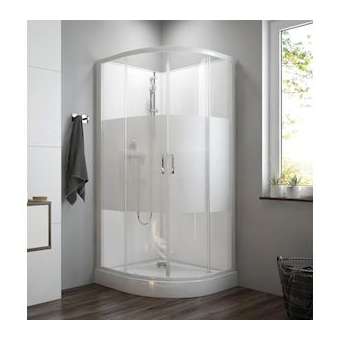 CAB.IZIBOX2 1/4 ROND 90 PORTES COULISSANTES VS|Leda-LD1L11IZBQ00901