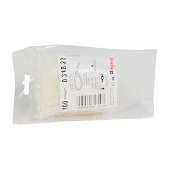 Collier Colring largeur 2,4mm longueur 95mm - sachet de 100 - incolore|Legrand-LEG031820