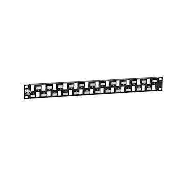 Panneau 16 ports 1U noir|Leviton Manufacturing EU Limited-BBXMMCPNLX16SIJ2