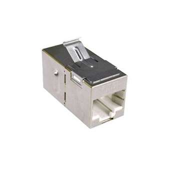 Prolongateur keystone 10G RJ45 Femelle/Femelle blindé, STP|Gigamedia-GGM6210210GS00