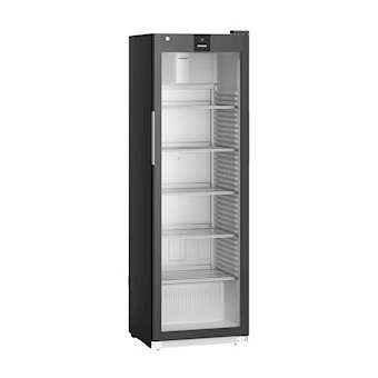 Armoire positive, carrosserie epoxy noir, porte vitrée, 400L|Liebherr pro-LIHMRFVD4011B