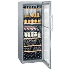Cave à vin, 2 zones, 155b, inox, porte vitrée|Liebherr pro-LIHWTPES5972CHR