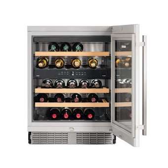 Cave à vin, 2 zones, 34b, inox, porte vitrée|Liebherr pro-LIHUWTES1672CHR