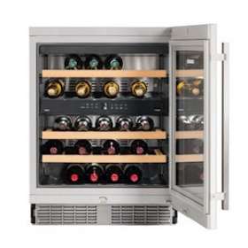 Cave à vin, 2 zones, 34b, inox, porte vitrée|Liebherr pro-LIHUWTES1672CHR