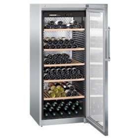Cave à vin, inox, porte vitrée réversible, 201b|Liebherr pro-LIHWKES4552CHR