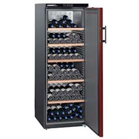 Cave à vin, noir mat, porte rouge réversible, 200b|Liebherr pro-LIHWK201CHR