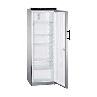 Armoire positive inox color, 373L. Porte inox réversible avec serrure.|Liebherr pro-LIHGKVESF4145