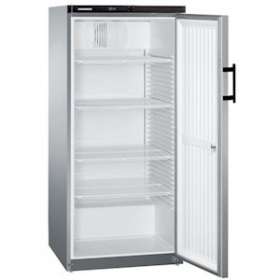 Armoire positive inox color, 544L. Porte inox réversible avec serrure.|Liebherr pro-LIHGKVESF5445