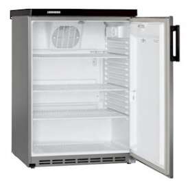 Table top positif époxy silver, 171L. Porte inox réversible avec serrure.|Liebherr pro-LIHFKVESF1805