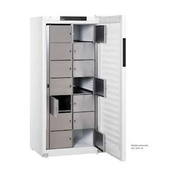 Armoire réfrigérée 10 casiers, fermeture à cadenas, 544L|Liebherr pro-LIHACC5501-10