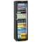 Armoire positive avec display, carosserie epoxy noir, porte vitrée, 441L