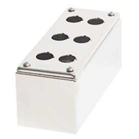 Boîtier en acier inox EN 1.4301 couvercle surbaissé, étanche IP66|Limatec-LI2PEC06V-304A