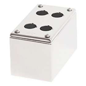 Boîtier en acier inox EN 1.4301 couvercle surbaissé, étanche IP66|Limatec-LI2PEC04-304A
